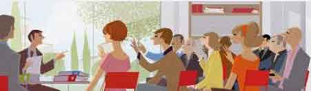 Réunion d'assemblée générale de copropriété