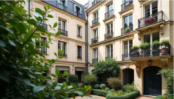 Image illustrant un immeuble en copropriété