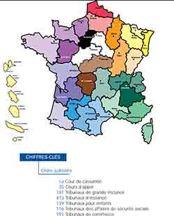 Panorama des Juridictions en France
