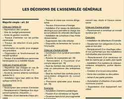 Tableau des majorités